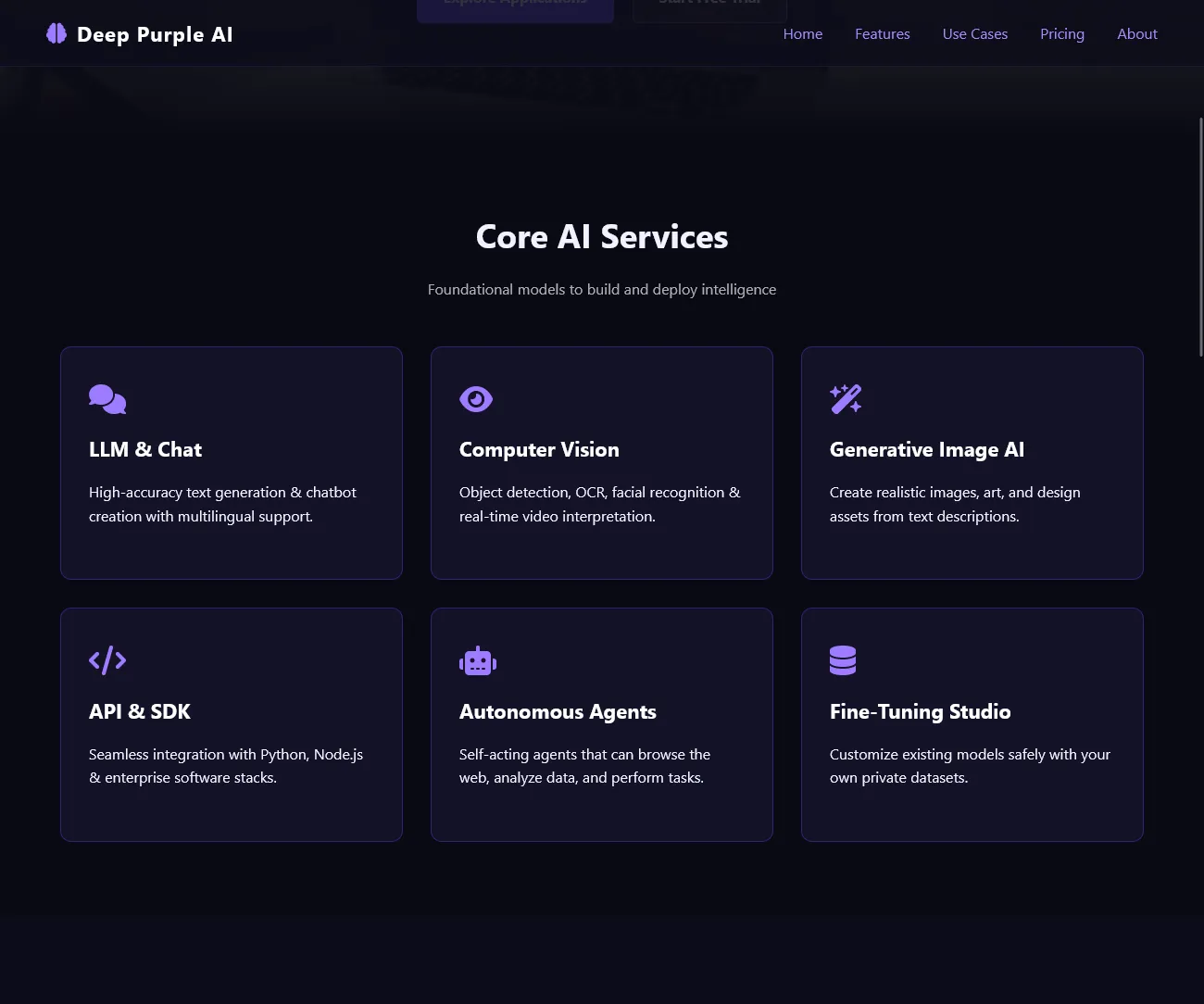 Deep Purple AI — capabilities